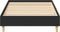 vidaXL - Bedframe - zonder - matras - 90x190 - cm - spaanplaat - zwart