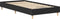 vidaXL - Bedframe - zonder - matras - 90x190 - cm - spaanplaat - zwart