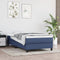 vidaXL - Bedframe - zonder - matras - 90x190 - cm - stof - blauw
