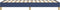 vidaXL - Bedframe - zonder - matras - 90x190 - cm - stof - blauw