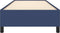 vidaXL - Bedframe - zonder - matras - 90x190 - cm - stof - blauw