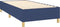vidaXL - Bedframe - zonder - matras - 90x190 - cm - stof - blauw