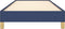 vidaXL - Bedframe - zonder - matras - 90x190 - cm - stof - blauw
