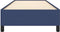 vidaXL - Bedframe - zonder - matras - 90x190 - cm - stof - blauw