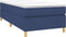 vidaXL - Bedframe - zonder - matras - 90x190 - cm - stof - blauw
