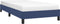 vidaXL - Bedframe - zonder - matras - 90x190 - cm - stof - blauw