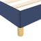 vidaXL - Bedframe - zonder - matras - 90x190 - cm - stof - blauw
