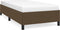 vidaXL - Bedframe - zonder - matras - 90x190 - cm - stof - donkerbruin