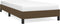 vidaXL - Bedframe - zonder - matras - 90x190 - cm - stof - donkerbruin