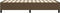 vidaXL - Bedframe - zonder - matras - 90x190 - cm - stof - donkerbruin