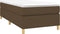 vidaXL - Bedframe - zonder - matras - 90x190 - cm - stof - donkerbruin