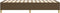 vidaXL - Bedframe - zonder - matras - 90x190 - cm - stof - donkerbruin