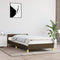 vidaXL - Bedframe - zonder - matras - 90x190 - cm - stof - donkerbruin
