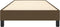 vidaXL - Bedframe - zonder - matras - 90x190 - cm - stof - donkerbruin