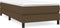 vidaXL - Bedframe - zonder - matras - 90x190 - cm - stof - donkerbruin