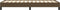 vidaXL - Bedframe - zonder - matras - 90x190 - cm - stof - donkerbruin