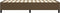 vidaXL - Bedframe - zonder - matras - 90x190 - cm - stof - donkerbruin