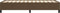 vidaXL - Bedframe - zonder - matras - 90x190 - cm - stof - donkerbruin
