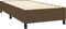 vidaXL - Bedframe - zonder - matras - 90x190 - cm - stof - donkerbruin
