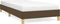 vidaXL - Bedframe - zonder - matras - 90x190 - cm - stof - donkerbruin