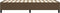 vidaXL - Bedframe - zonder - matras - 90x190 - cm - stof - donkerbruin