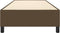 vidaXL - Bedframe - zonder - matras - 90x190 - cm - stof - donkerbruin