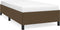 vidaXL - Bedframe - zonder - matras - 90x190 - cm - stof - donkerbruin