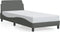 vidaXL - Bedframe - zonder - matras - 90x190 - cm - stof - donkergrijs
