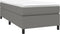 vidaXL - Bedframe - zonder - matras - 90x190 - cm - stof - donkergrijs