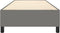 vidaXL - Bedframe - zonder - matras - 90x190 - cm - stof - donkergrijs