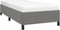 vidaXL - Bedframe - zonder - matras - 90x190 - cm - stof - donkergrijs