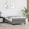 vidaXL - Bedframe - zonder - matras - 90x190 - cm - stof - donkergrijs