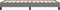 vidaXL - Bedframe - zonder - matras - 90x190 - cm - stof - donkergrijs