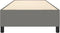 vidaXL - Bedframe - zonder - matras - 90x190 - cm - stof - donkergrijs