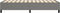 vidaXL - Bedframe - zonder - matras - 90x190 - cm - stof - donkergrijs