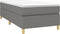 vidaXL - Bedframe - zonder - matras - 90x190 - cm - stof - donkergrijs