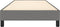 vidaXL - Bedframe - zonder - matras - 90x190 - cm - stof - donkergrijs