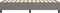 vidaXL - Bedframe - zonder - matras - 90x190 - cm - stof - donkergrijs