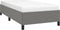 vidaXL - Bedframe - zonder - matras - 90x190 - cm - stof - donkergrijs - Single