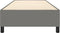 vidaXL - Bedframe - zonder - matras - 90x190 - cm - stof - donkergrijs