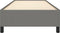 vidaXL - Bedframe - zonder - matras - 90x190 - cm - stof - donkergrijs