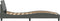 vidaXL - Bedframe - zonder - matras - 90x190 - cm - stof - donkergrijs