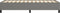 vidaXL - Bedframe - zonder - matras - 90x190 - cm - stof - donkergrijs