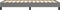 vidaXL - Bedframe - zonder - matras - 90x190 - cm - stof - donkergrijs