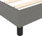 vidaXL - Bedframe - zonder - matras - 90x190 - cm - stof - donkergrijs