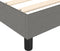vidaXL - Bedframe - zonder - matras - 90x190 - cm - stof - donkergrijs