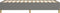 vidaXL - Bedframe - zonder - matras - 90x190 - cm - stof - donkergrijs