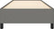 vidaXL - Bedframe - zonder - matras - 90x190 - cm - stof - donkergrijs