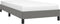 vidaXL - Bedframe - zonder - matras - 90x190 - cm - stof - donkergrijs