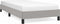vidaXL - Bedframe - zonder - matras - 90x190 - cm - stof - lichtgrijs